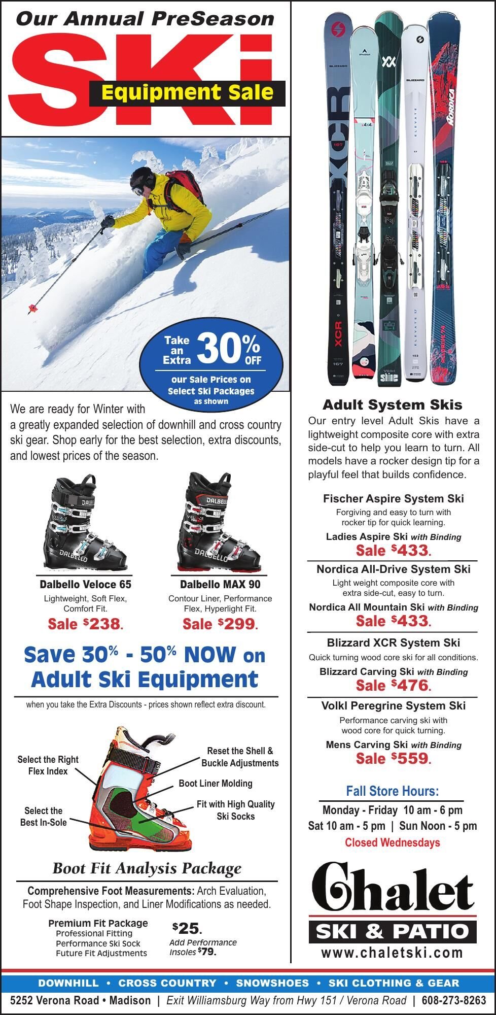 CHALET SKI & PATIO - Ad from 2025-10-25