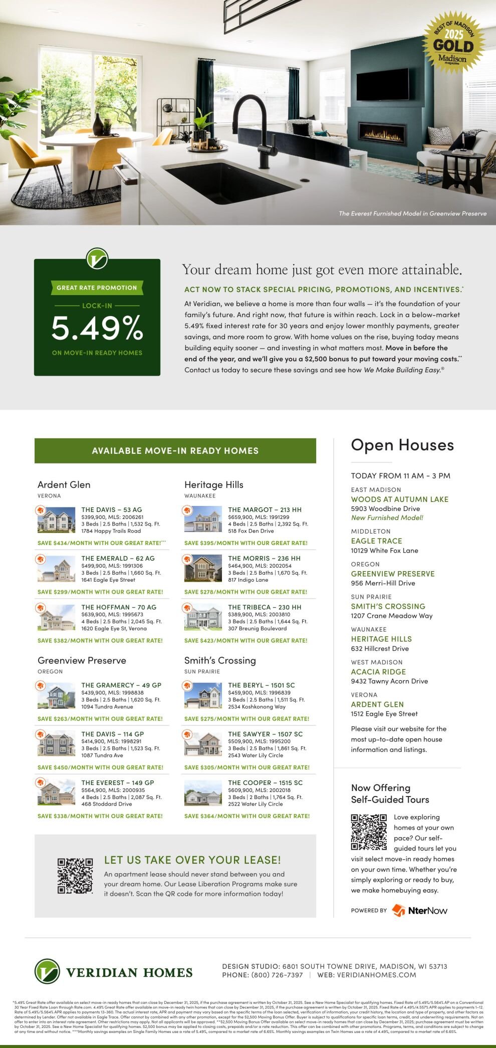 VERIDIAN HOMES INC - Ad from 2025-10-26